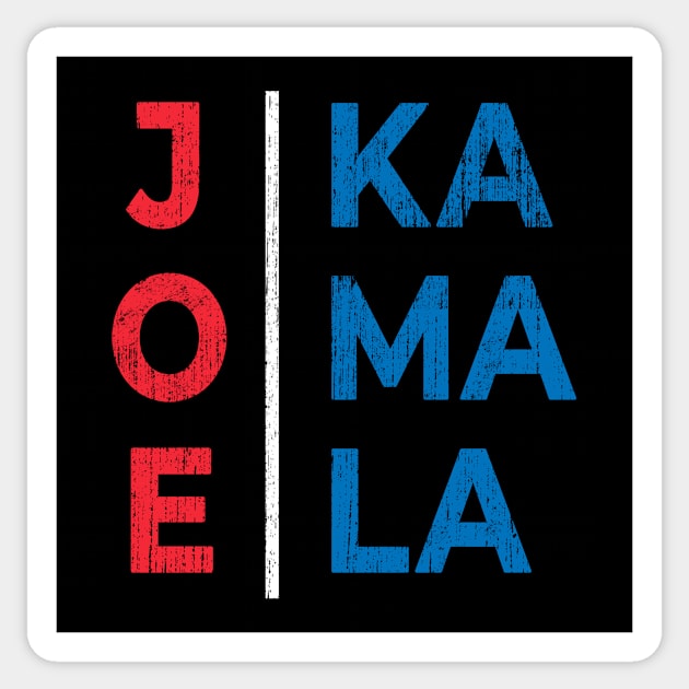 Joe Kamala Supporter 2020 Election in Red White Blue Sticker by PunTime